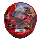 Cars 2 Lightning Mcqueen w/ US Flag Boys Camping Sleeping Bag
