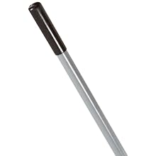 Rubbermaid Commercial FGH24600 Gripper Clamp Style Wet Mop Fiberglass Handle with Plastic Yellow Head, 60" Length, Gray