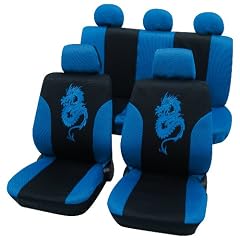Cartrend 79-4410-21K Sitzbezug Komplett-Set "Vision" blau, mit Dokunaht