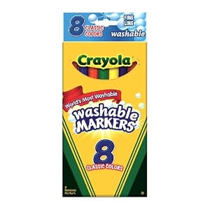 Crayola 8ct Washable Markers Fine by 
