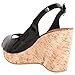 Riverberry Womens Vesper Patent Slingback Platform Wedges