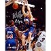 Steiner Sports NBA David Lee Dunk versus The Miami Heat Autographed 8-by-10-Inch Photograph