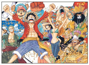 Japanese Anime One Piece Luffy Zoro Mami Usopp Sanji - High Grade Laminated Poster
