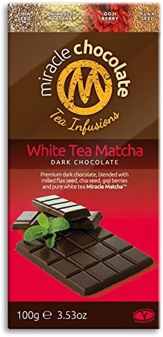 Miracle Matcha White Matcha Chocolate Dark 100g (Pack of 2)