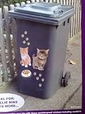 Hailo Dustbin Sticker Set - Kittens / Happy Sunflower