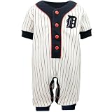 Detroit Tigers Baby Pinstripe Uniform Coveralls