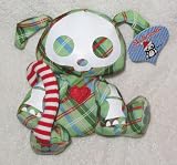512pIalcAJL. SL160  Skelanimals Christmas Holiday   Dax the Plaid Dog Plush