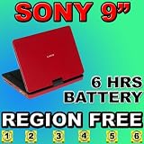 9 SONY Multi Region Code Free Portable DVD Player. DVD Region 123456 PAL/NTSC 100~240V 50/60Hz 6 Hour Long Lasting Battery, DIVX, XVID, AVI