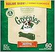 GREENIES Dental Chews Petite Treats for Dogs - Value Tub 36 oz. 60 Count