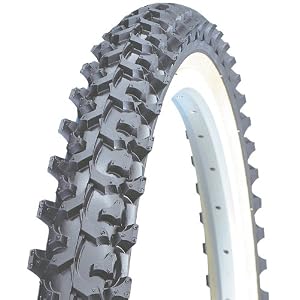 Kenda K850 Aggressive MTB Wire Bead Bicycle Tire, Blackskin, 26-Inch x 1.95-Inch