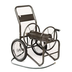 Liberty Garden Products Two Wheel Garden Hose Reel Cart With 300-Foot Hose Capacity #880-1-Bronze