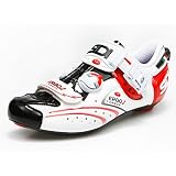 Sidi 2011 Ergo 2 Carbon Lite Men's Road Cycling Shoes - Red/White/Black Vernice (46)