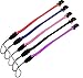 PedUSA Safety Lanyard Leash for Pedometer (1) Unit. Various Colors (Black)