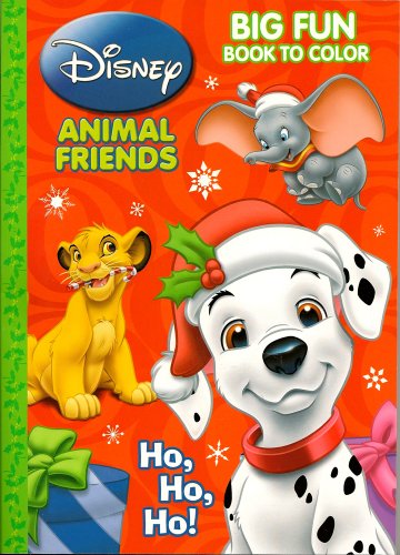 Childrens Toyshop  Toys : Disney Animal Friends Big Fun Book To Color ~ Ho, Ho, Ho!