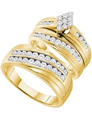 1.19CTW DIAMOND FASHION TRIO SET