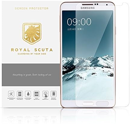 Royal Scuta Tempered Glass Screen Protector for Samsung Galaxy Note 3 (Note 3 Tempered Glass Screen Protector)