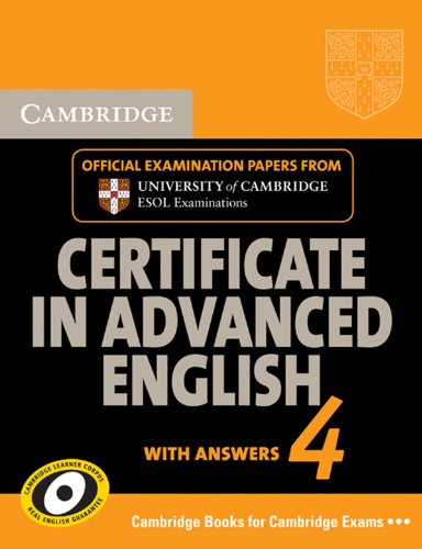 Klett Cambridge Certificate in Advanced English 4 for updated exam: Cambridge Certificate in Advanced English 4 (Exam 2008) : Student's Book with  ...