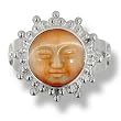 Sterling Silver Orange...
