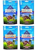 Blue Buffalo Treats Blue Bits Dog Treats - 4 Flavors (Savory Salmon, Tasty Chicken, Tender Beef, and Tempting Turkey) - 4 ounces each (4 Total Pouches)