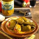 Calzado Berenjena Embuchada - Tender Pickled Baby Eggplants from Spain (Drained weight: 15 oz / 420g)