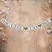Ling's moment Bride To Be Banner with Gold Glitter Heart, Wedding Sign Photo Prop, Party Decoration, Bridal Shower Decor, Bachelorette Party