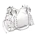Journee Collection White Double Strap Fashion Handbag