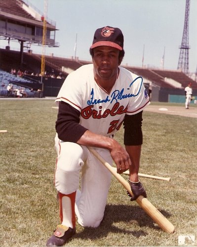 Baltimore Orioles Frank Robinson Signed Autographed 8 x 10 Photograph, Authentic with COA