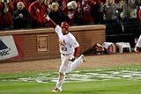 2011 World Series Game 6 - Texas Rangers v St Louis Cardinals, St Louis, MO - Oct. 27: David Freese Photographic Poster Print by Rob Carr , 8x12
