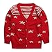 eTree Baby Boys' V Collar Buttons Striped Stars Cashmere Cardigan Sweater