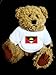 Teddy Bear with Antigua and Barbuda t-shirt