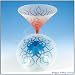 'Strands' Painted Martini Glasses