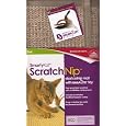 SmartyKat Scratchnip Mat (14in X 18in) with Snap2IT! Toy - (Light Tan Trimmed Mat)