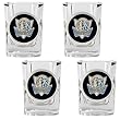Dallas Mavericks NBA 4pc Square Shot Glass Set by Great American Products