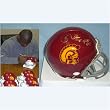 Keith Rivers (USC Trojans) Signed Autographed Mini Helmet (PSA/DNA COA)