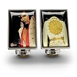 Elvis Presley Final Curtain Fashion Cufflinks from Würkin Stiffs® Artwork By Joe Petruccio