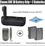 Battery Pack Grip / Vertical Shutter Release BGE7 BG-E7 Replacement For Can ....