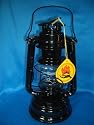 Original Feuerhand Sturmlaterne - tiefschwarz - Petroleumlampe Suprax Glas