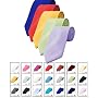 Boy's Solid Poly Multi Color Ties