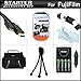 Must Have Accessory Kit For Fuji Fujifilm Finepix S8200, S8300, S8400, S8500, S6700, S6800, S6900, S4600, S4700, S4800 Digital Camera Includes 4 AA High Capacity Rechargeable NIMH Batteries + AC/DC Rapid Charger + Mini HDMI Cable + Deluxe Case + More