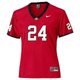 Nike Georgia Bulldogs #24 Red Ladies Replica Football Jersey