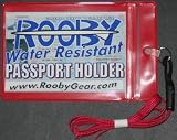 Buy Red Water Resistant Passport Holder with Lanyard