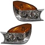 02-03 Buick Rendezvous Headlights Headlamps Head Lights Lamps Pair Set by Aftermarket