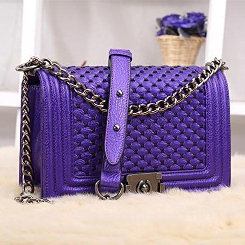 MISASHA Coco Inspired CC05 Multipurpose purple Leather Le Boy Original Case Bag