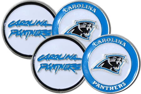 Carolina Panthers Ball Marker Set