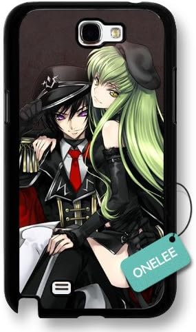 Onelee(TM) Code Geass Logo Samsung Galaxy Note 2 Case & Cover - Japanese anime Samsung N2 - Black08