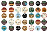 Crazy Cups Medium Roast Sampler, K-Cup Portion Pack for Keurig K-Cup Brewers (Pack of 35)