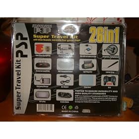 Sony PSP Super Travel Kit 26 in 1 Everything You Need on the Road