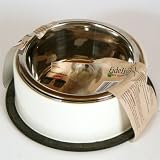 Praktisches Futternapf für Hunde und Katzen inkl. 2 herausnehmbaren Edelstahlnäpfen Ø 21 cm