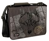 15.4" & 15.6" Laurex Notebook/Laptop/Messenger Bag (Brown Wolf)
