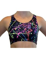 Sports: Paint Splatter Sports Bra (Adult S 32-34 in., Paint Splatter) - Gem Gear